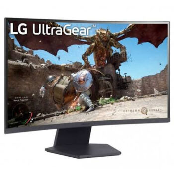 Monitor LG 27" 27GS60QC-B Negro 180Hz 1ms QHD Curvo VA HDMI DP UltraGear - Imagen 2