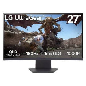 Monitor LG 27" 27GS60QC-B Negro 180Hz 1ms QHD Curvo VA HDMI DP UltraGear