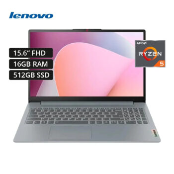 Laptop Lenovo IdeaPad Slim 3 Ryzen 5 7520U 16 GB RAM 512 GB SSD AMD Radeon 15.6″ FHD 60Hz Freedos
